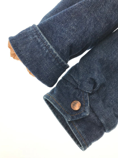 【現状渡し品】【メンズ】 Wrangler ラングラー 70's DENIM BOA LUNCH JACKET 初期 黒タグ前期 デニム ボア ランチ ジャケット アウター 146-260205-rt-07-tag サイズ：18 カラー：インディゴ 万代Net店