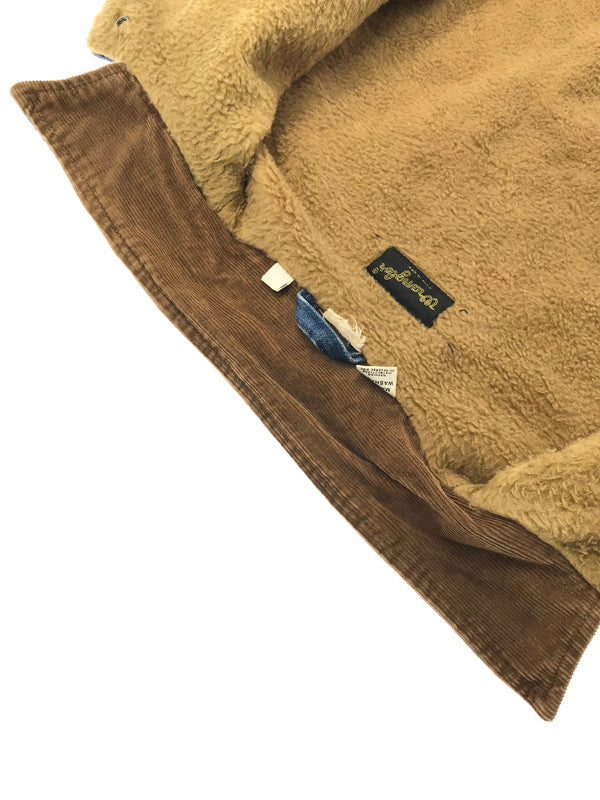 【現状渡し品】【メンズ】 Wrangler ラングラー 70's DENIM BOA LUNCH JACKET 初期 黒タグ前期 デニム ボア ランチ ジャケット アウター 146-260205-rt-07-tag サイズ：18 カラー：インディゴ 万代Net店