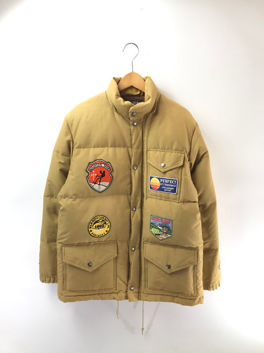【中古品】【メンズ】 SUGAR CANE シュガーケーン WAPPEN DOWN JACKET C11600 ワッペン ダウン ジャケット 145-260206-rt-02-tag サイズ：L カラー：キャメル 万代Net店