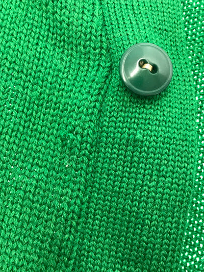 【現状渡し品】【メンズ】 WISCONSIN FELTON SPORTING GOODS ウィスコンシン フェルトン スポーティング グッズ APPLIQUE KNIT CARDIGAN GREEN ニットカーディガン 146-260304-rt-21-tag サイズ：不明 下記参照 カラー：グリーン 万代Net店
