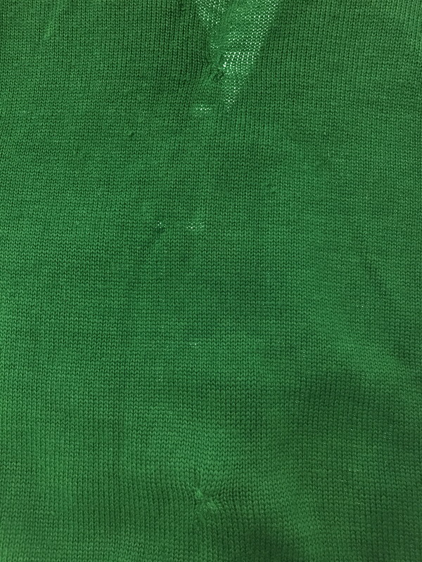 【現状渡し品】【メンズ】 WISCONSIN FELTON SPORTING GOODS ウィスコンシン フェルトン スポーティング グッズ APPLIQUE KNIT CARDIGAN GREEN ニットカーディガン 146-260304-rt-21-tag サイズ：不明 下記参照 カラー：グリーン 万代Net店