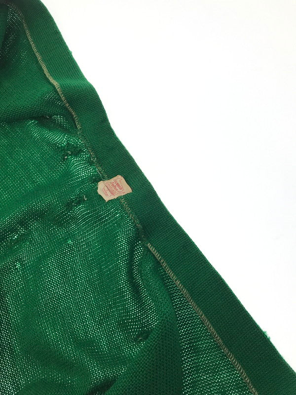 【現状渡し品】【メンズ】 WISCONSIN FELTON SPORTING GOODS ウィスコンシン フェルトン スポーティング グッズ APPLIQUE KNIT CARDIGAN GREEN ニットカーディガン 146-260304-rt-21-tag サイズ：不明 下記参照 カラー：グリーン 万代Net店