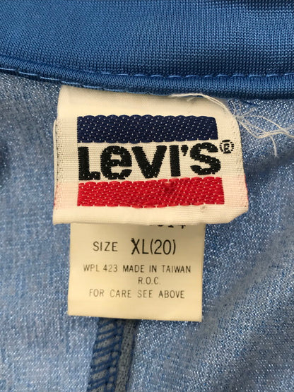 【中古品】【メンズ】 Levi's リーバイス 80's 1984 USA OLYMPIC TRACK JACKET BLUE 80年代 オリンピック トラック ジャケット 台湾製 ライトアウター 146-260304-rt-11-tag サイズ：XL カラー：ブルー/ホワイト 万代Net店