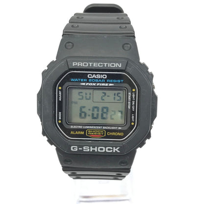 【中古品】【メンズ】 G-SHOCK ジーショック DW-5600E-1 DIGITAL 5600 SERIES クォーツ 腕時計 196-260218-na-06-tag カラー：ブラック 万代Net店