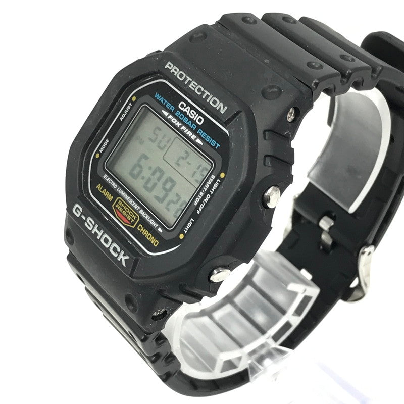 【中古品】【メンズ】 G-SHOCK ジーショック DW-5600E-1 DIGITAL 5600 SERIES クォーツ 腕時計 196-260218-na-06-tag カラー：ブラック 万代Net店