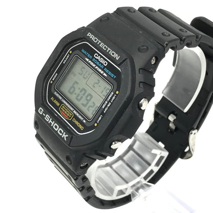 【中古品】【メンズ】 G-SHOCK ジーショック DW-5600E-1 DIGITAL 5600 SERIES クォーツ 腕時計 196-260218-na-06-tag カラー：ブラック 万代Net店