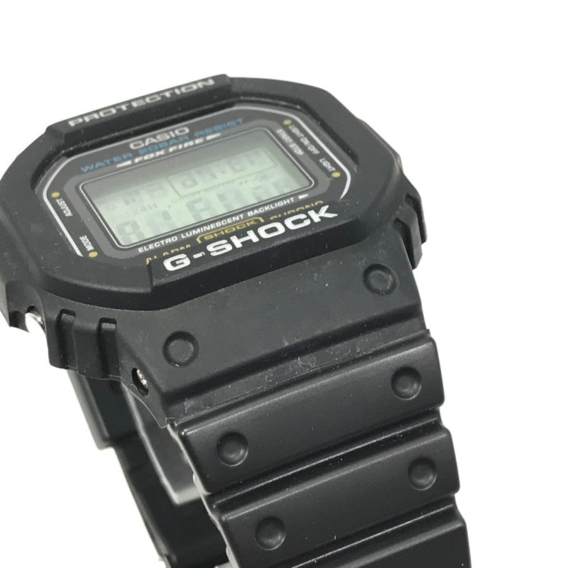 【中古品】【メンズ】 G-SHOCK ジーショック DW-5600E-1 DIGITAL 5600 SERIES クォーツ 腕時計 196-260218-na-06-tag カラー：ブラック 万代Net店