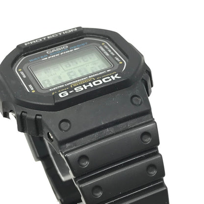 【中古品】【メンズ】 G-SHOCK ジーショック DW-5600E-1 DIGITAL 5600 SERIES クォーツ 腕時計 196-260218-na-06-tag カラー：ブラック 万代Net店