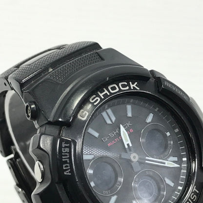 【中古品】【メンズ】 G-SHOCK ジーショック AWG-M100SBC-1AJF ANALOG-DIGITAL AWG-100 M100 SERIES アナログ デジタル タフソーラー腕時計 196-260218-na-08-tag カラー：ブラック 万代Net店