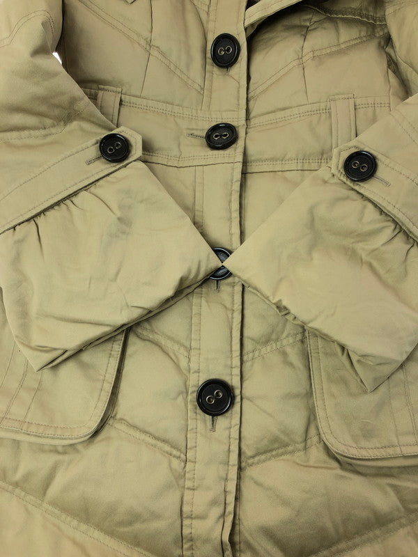 【中古品】【レディース】 BURBERRY BLUE LABEL バーバリーブルーレーベル DOWN COAT FRF09-588-40 ダウンコート アウター 168-260205-rt-11-tag サイズ：38 カラー：ベージュ 万代Net店