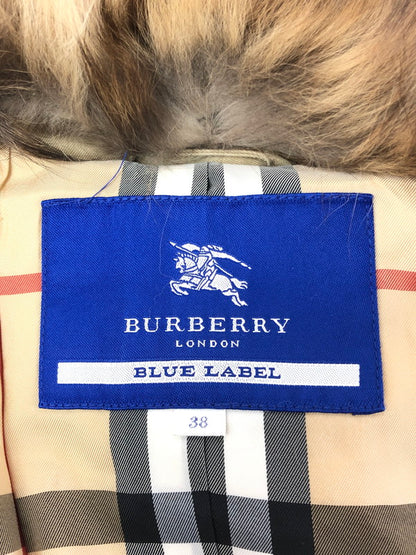 【中古品】【レディース】 BURBERRY BLUE LABEL バーバリーブルーレーベル DOWN COAT FRF09-588-40 ダウンコート アウター 168-260205-rt-11-tag サイズ：38 カラー：ベージュ 万代Net店