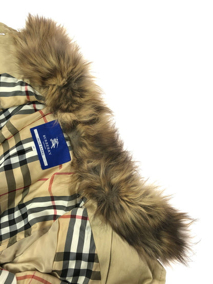 【中古品】【レディース】 BURBERRY BLUE LABEL バーバリーブルーレーベル DOWN COAT FRF09-588-40 ダウンコート アウター 168-260205-rt-11-tag サイズ：38 カラー：ベージュ 万代Net店