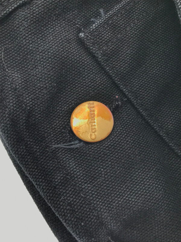 【中古品】【メンズ】 Carhartt カーハート BIB OVERALL COTTON DUCK R01 BLK USA製 ビブ オーバーオール コットン ダック 157-260213-rt-22-tag カラー：ブラック 万代Net店
