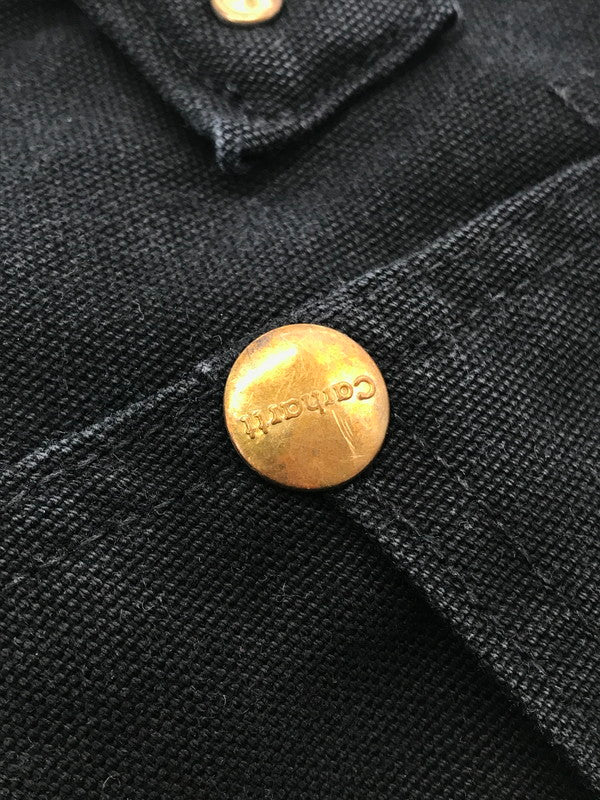 【中古品】【メンズ】 Carhartt カーハート BIB OVERALL COTTON DUCK R01 BLK USA製 ビブ オーバーオール コットン ダック 157-260213-rt-22-tag カラー：ブラック 万代Net店
