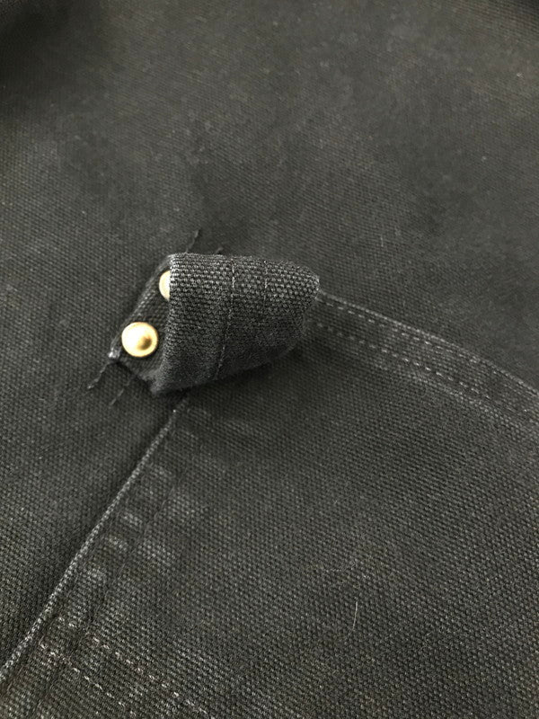 【中古品】【メンズ】 Carhartt カーハート BIB OVERALL COTTON DUCK R01 BLK USA製 ビブ オーバーオール コットン ダック 157-260213-rt-22-tag カラー：ブラック 万代Net店