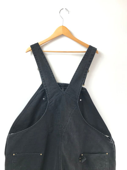 【中古品】【メンズ】 Carhartt カーハート BIB OVERALL COTTON DUCK R01 BLK USA製 ビブ オーバーオール コットン ダック 157-260213-rt-22-tag カラー：ブラック 万代Net店