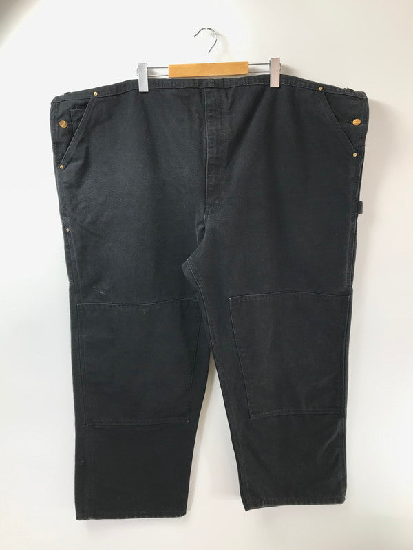 【中古品】【メンズ】 Carhartt カーハート BIB OVERALL COTTON DUCK R01 BLK USA製 ビブ オーバーオール コットン ダック 157-260213-rt-22-tag カラー：ブラック 万代Net店