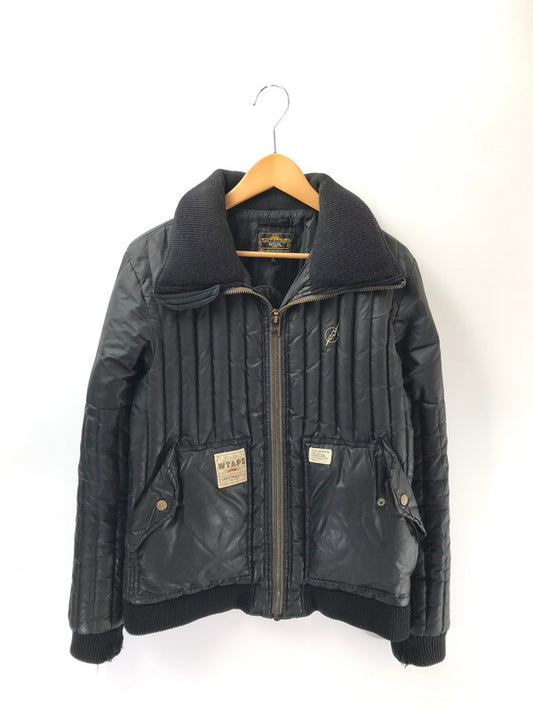 【現状渡し品】【メンズ】 WTAPS ダブルタップス RISE ABOVE DOWN JACKET 092GWDT-JKM01 ライズ アバフ ダウンジャケットアウター 142-260212-rt-05-tag サイズ：M カラー：ブラック 万代Net店