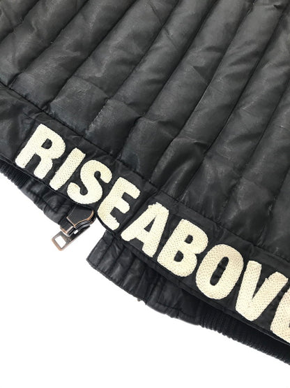 【現状渡し品】【メンズ】 WTAPS ダブルタップス RISE ABOVE DOWN JACKET 092GWDT-JKM01 ライズ アバフ ダウンジャケットアウター 142-260212-rt-05-tag サイズ：M カラー：ブラック 万代Net店