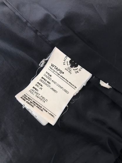 【現状渡し品】【メンズ】 WTAPS ダブルタップス RISE ABOVE DOWN JACKET 092GWDT-JKM01 ライズ アバフ ダウンジャケットアウター 142-260212-rt-05-tag サイズ：M カラー：ブラック 万代Net店