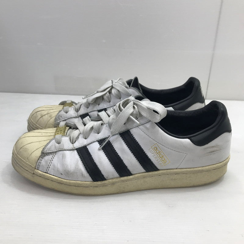 【現状渡し品】【メンズ】 × A BATHING APE アベイシングエイプ GZ8980 21SS SUPERSTAR 80S スーパースター スニーカー 靴 161-260211-na-20-tag サイズ：28cm US 10 カラー：FTWWHT/CBLACK/OWHITE 万代Net店