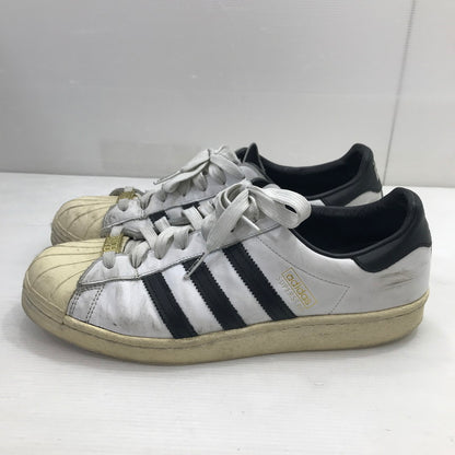 【現状渡し品】【メンズ】 × A BATHING APE アベイシングエイプ GZ8980 21SS SUPERSTAR 80S スーパースター スニーカー 靴 161-260211-na-20-tag サイズ：28cm US 10 カラー：FTWWHT/CBLACK/OWHITE 万代Net店