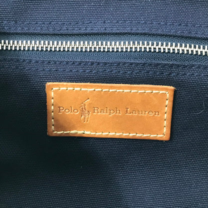 【中古品】【メンズ】 POLO RALPH LAUREN ポロ・ラルフローレン FLAG CANVAS BACKPACK 国旗 キャンバス バックパック リュック カバン 188-260218-na-16-tag カラー：ネイビー 万代Net店