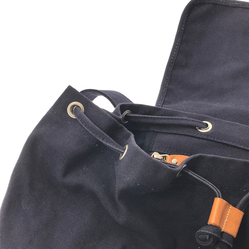【中古品】【メンズ】 POLO RALPH LAUREN ポロ・ラルフローレン FLAG CANVAS BACKPACK 国旗 キャンバス バックパック リュック カバン 188-260218-na-16-tag カラー：ネイビー 万代Net店