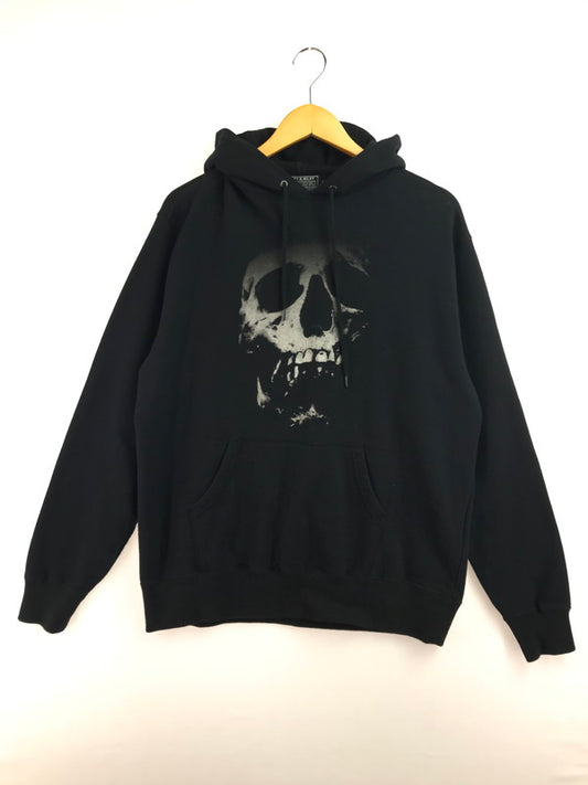 【中古品】【メンズ】 HYSTERIC GLAMOUR ヒステリックグラマー 25AW SKULL BERRY HOODIE 02253CF12 スカルベリーフーディー パーカー 140-260211-rt-30-tag サイズ：L カラー：ブラック 万代Net店