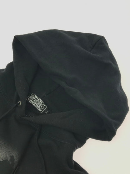 【中古品】【メンズ】 HYSTERIC GLAMOUR ヒステリックグラマー 25AW SKULL BERRY HOODIE 02253CF12 スカルベリーフーディー パーカー 140-260211-rt-30-tag サイズ：L カラー：ブラック 万代Net店