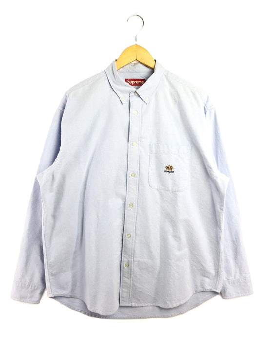 【中古品】【メンズ】 Supreme シュプリーム 25AW LOOSE FIT FLANNEL OXFORD SHIRT ルーズ フィット フランネル オックスフォード シャツ 149-260320-rt-14-tag サイズ：M カラー：ライトブルー 万代Net店