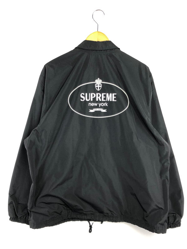 【メンズ】 Supreme シュプリーム 24AW CREST COACHES JACKET クレスト コーチジャケット アウター 149-260320-rt-26-tag サイズ：L カラー：ブラック 万代Net店