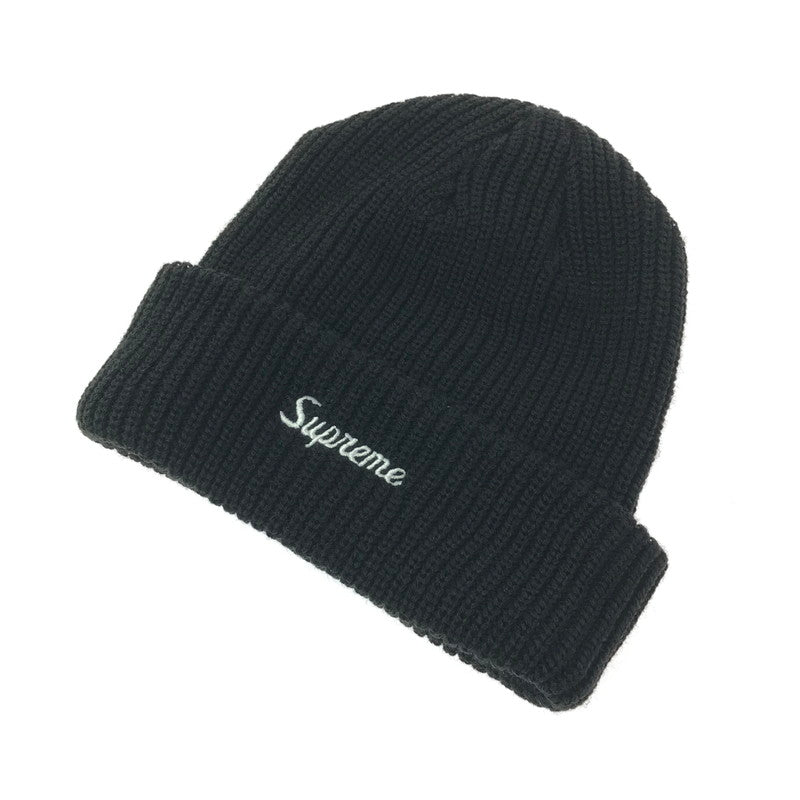 【中古品】【メンズ】 Supreme シュプリーム LOOSE GAUGE BEANIE ルーズ ゲージ ビーニー ニット帽 帽子 185-260420-na-07-tagh カラー：ブラック 万代Net店