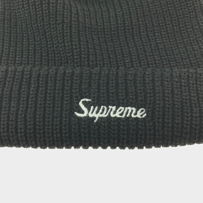 【中古品】【メンズ】 Supreme シュプリーム LOOSE GAUGE BEANIE ルーズ ゲージ ビーニー ニット帽 帽子 185-260420-na-07-tagh カラー：ブラック 万代Net店