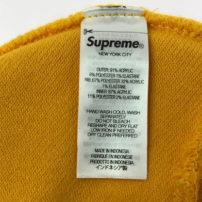 【中古品】【メンズ】 Supreme シュプリーム 24AW REFLECTIVE JACQUARD BEANIE リフレクティブジャガード ビーニー ニット帽 帽子 185-260420-na-09-tagh カラー：イエロー 万代Net店