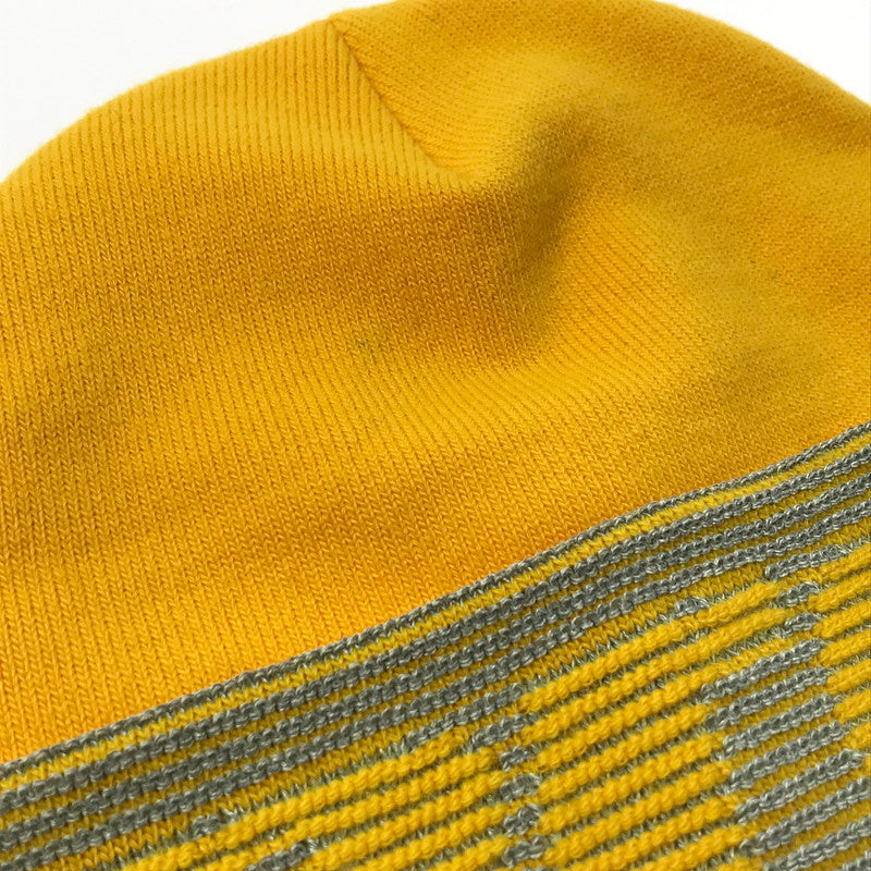 【中古品】【メンズ】 Supreme シュプリーム 24AW REFLECTIVE JACQUARD BEANIE リフレクティブジャガード ビーニー ニット帽 帽子 185-260420-na-09-tagh カラー：イエロー 万代Net店