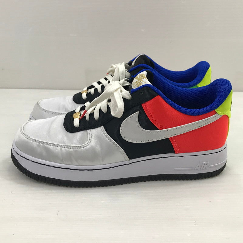 【中古品】【メンズ】 NIKE ナイキ AIR FORCE 1 07 PRM 1 DA1345-014 エアフォース 1 プレミアム スニーカー 靴 160-260211-na-16-tag サイズ：26.5cm US 8.5 カラー：BLACK/WHITE-RACER BLUE 万代Net店