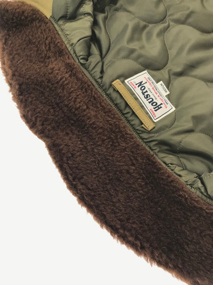 【中古品】【メンズ】 HOUSTON ヒューストン N-1 DECK JACKET 51466 デッキジャケット 145-260212-rt-07-tag サイズ：M カラー：カーキ 万代Net店