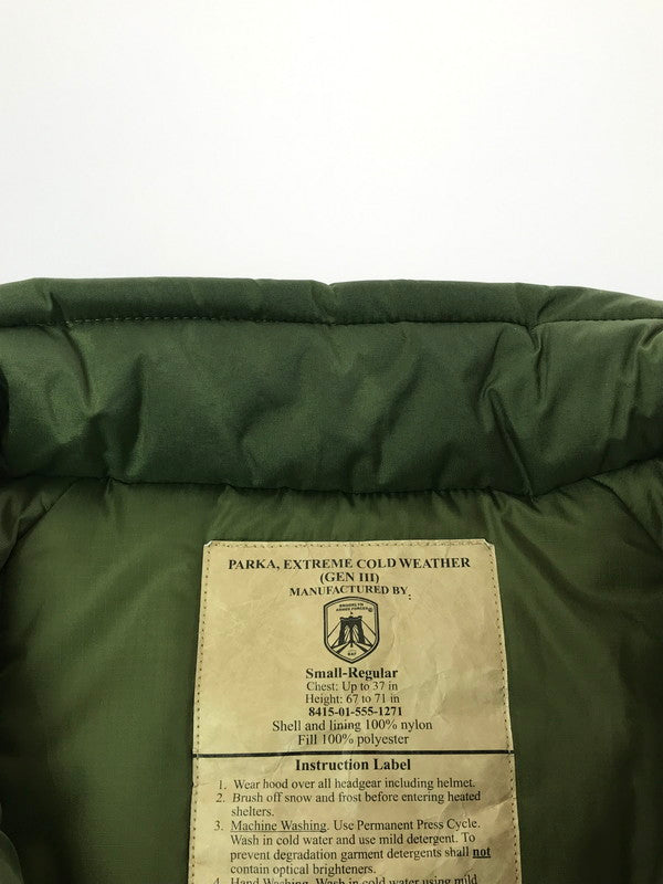 【中古品】【メンズ】 US ARMY アメリカ軍 GEN III PRIMALOFT JACKET 8415-01-555-1271 ジャケット アウター 146-260222-na-09-tag サイズ：S カラー：オリーブ 万代Net店