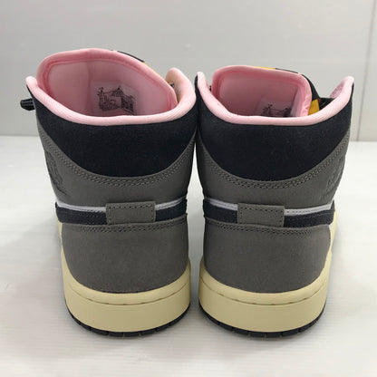 【中古品】【メンズ】 NIKE ナイキ AIR JORDAN 1 MID HQ2011-100 エアジョーダン 1 ミッド スニーカー 靴 160-260211-na-18-tag サイズ：26cm US 8 カラー：WHITE/OIL GREY-CAVE STONE-DARK SULFUR 万代Net店