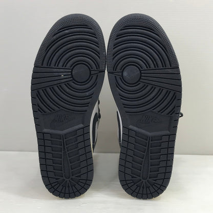 【中古品】【メンズ】 NIKE ナイキ AIR JORDAN 1 MID HQ2011-100 エアジョーダン 1 ミッド スニーカー 靴 160-260211-na-18-tag サイズ：26cm US 8 カラー：WHITE/OIL GREY-CAVE STONE-DARK SULFUR 万代Net店