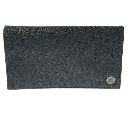 【中古美品】【メンズ】 BVLGARI ブルガリ 二つ折り長財布 30398 ロングウォレット 181-260213-hi-08-tag カラー：ブラック 万代Net店