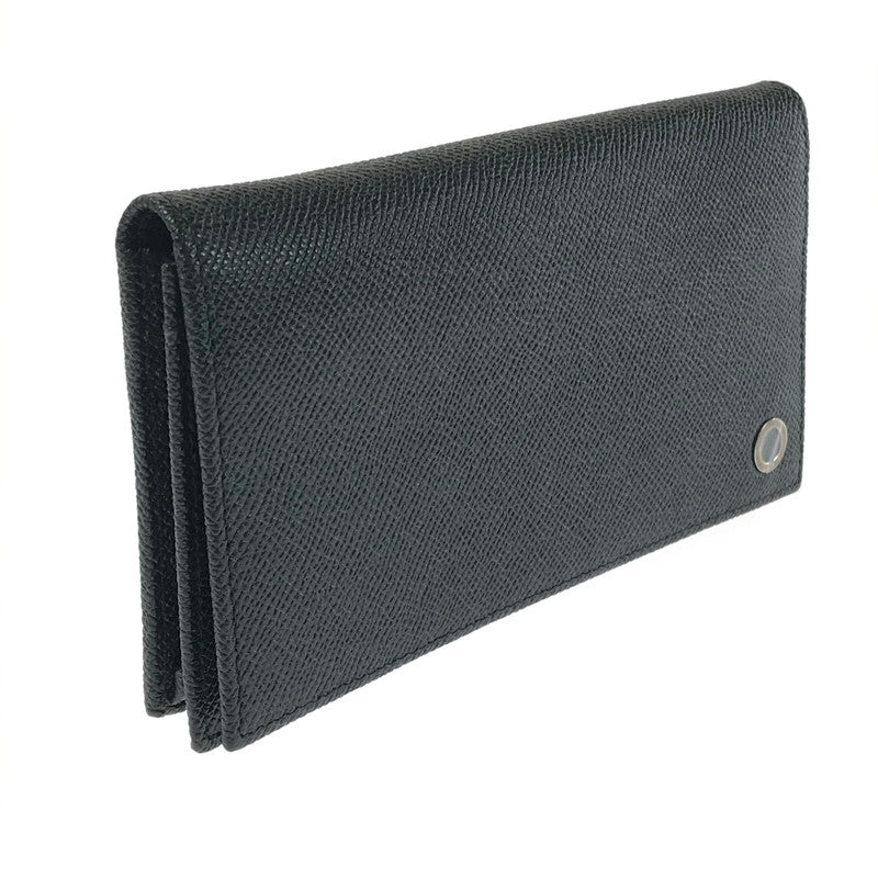 【中古美品】【メンズ】 BVLGARI ブルガリ 二つ折り長財布 30398 ロングウォレット 181-260213-hi-08-tag カラー：ブラック 万代Net店