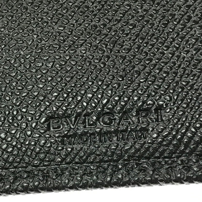 【中古美品】【メンズ】 BVLGARI ブルガリ 二つ折り長財布 30398 ロングウォレット 181-260213-hi-08-tag カラー：ブラック 万代Net店