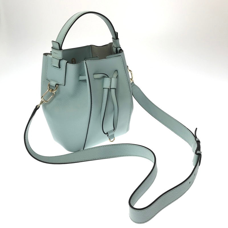【現状渡し品】【レディース】 FURLA フルラ MIASTELLA MINI BUCKET BAG ミアステラ ミニ バケット バッグ ショルダーバッグ ハンドバッグ カバン 188-260510-na-17-tagh カラー：MINTY 万代Net店