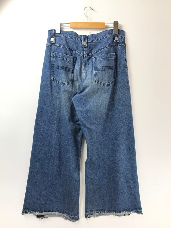 【中古品】【メンズ】 HARE ハレ SIDE BUTTON WIDE DENIM PANTS サイド ボタン ワイド デニム パンツ 158-260213-rt-20-tag カラー：ブルー 万代Net店