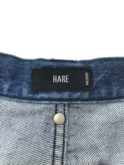 【中古品】【メンズ】 HARE ハレ SIDE BUTTON WIDE DENIM PANTS サイド ボタン ワイド デニム パンツ 158-260213-rt-20-tag カラー：ブルー 万代Net店