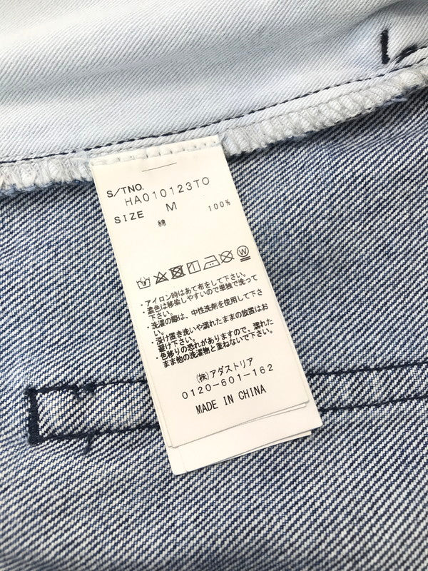 【中古品】【メンズ】 HARE ハレ SIDE BUTTON WIDE DENIM PANTS サイド ボタン ワイド デニム パンツ 158-260213-rt-20-tag カラー：ブルー 万代Net店