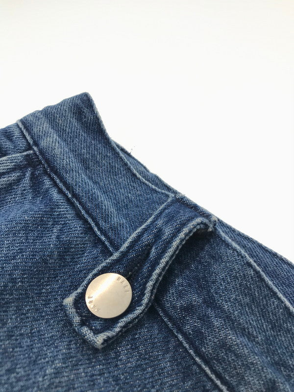 【中古品】【メンズ】 HARE ハレ SIDE BUTTON WIDE DENIM PANTS サイド ボタン ワイド デニム パンツ 158-260213-rt-20-tag カラー：ブルー 万代Net店