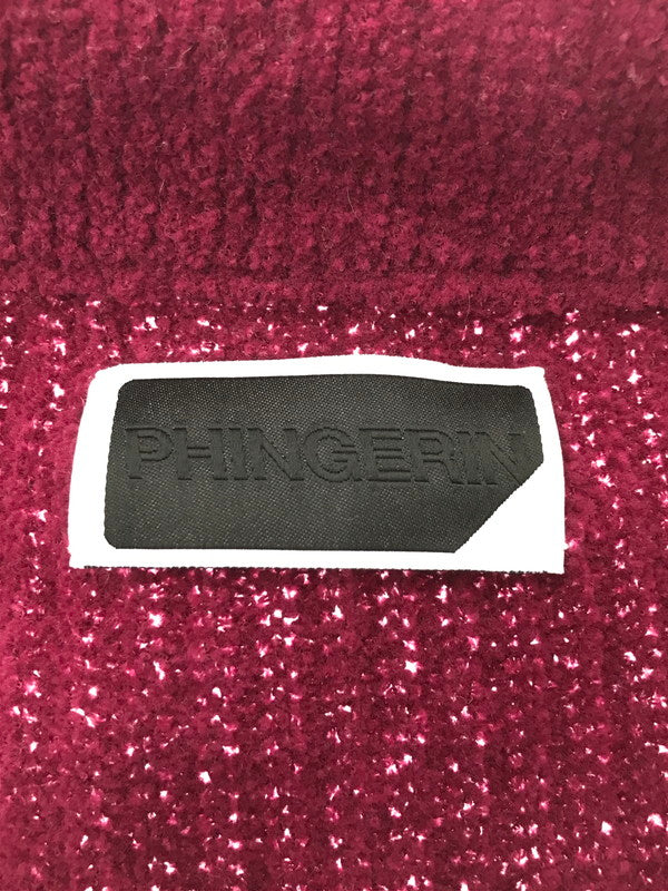 【中古品】【メンズ】 PHINGERIN フィンガリン 25AW PG1 KNIT PD-252-KN-011 25年秋冬 ピージーワン ニット トップス 140-260213-rt-12-tag カラー：バーガンディー 万代Net店